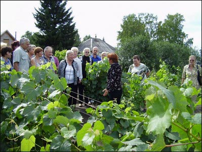 После торжественной части выезд на виноградники членов совета ЦСВ в частности Ященко ТЯ